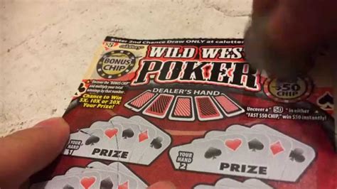 Wild West Poker Scratcher