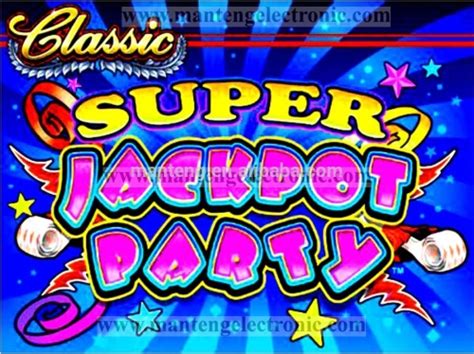 Wms Super Jackpot Party Tela Preta