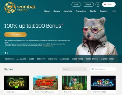 Wombat Casino Apostas