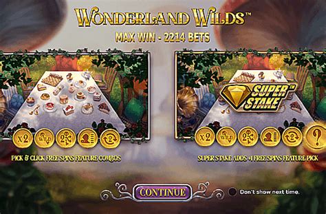 Wonderland Wilds 1xbet