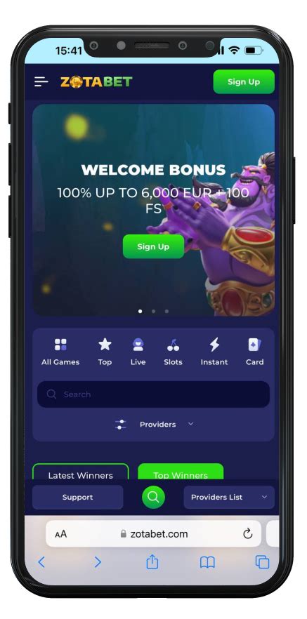 Zotabet Casino Mobile